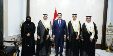 السوداني يستقبل وفد مجلس الشورى السعودي