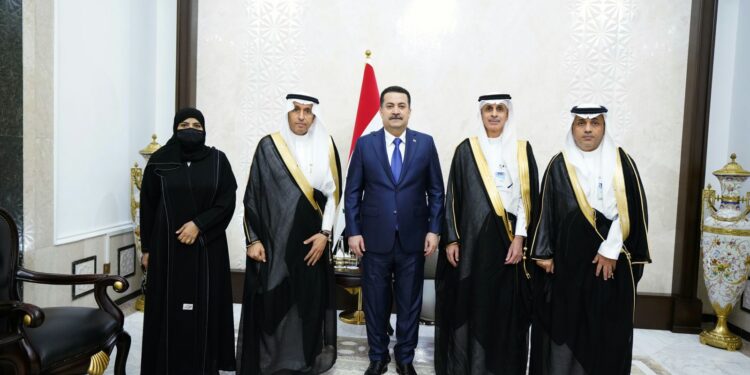 السوداني يستقبل وفد مجلس الشورى السعودي