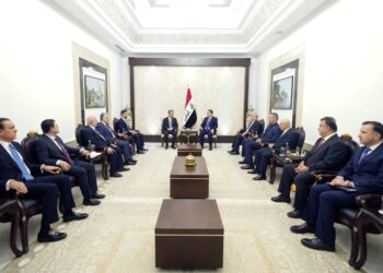 السوداني يستقبل الوفد الكردي برئاسة مسرور بارزاني