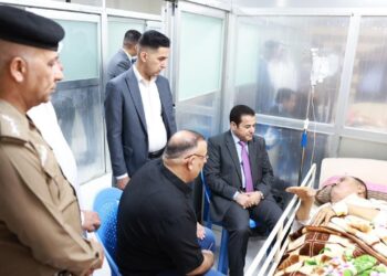 الأعرجي يزور رئيس مجلس عشائر الطارمية بعد نجاته من محاولة اغتيال