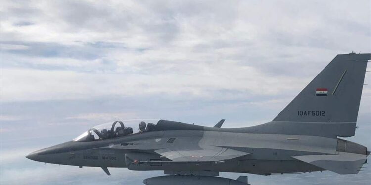 صلاح الدين .. مقتل مفرزة ارهابية وتدمير وكرين بضربة جوية