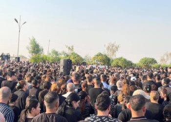 صور وفيديو مراسم التشييــع الرسمي لضحايا حريق حفل الزفاف في الحمدانية