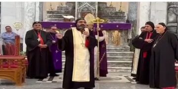 رئيس اساقفة الموصل يطالب بفتــــح “تحقيق عاجل وسريع” بحادثة الحريق