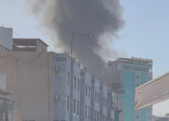 انـــدلاع حريق بالقرب من مرقد الإمام الحسين عليه السلام