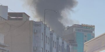 انـــدلاع حريق بالقرب من مرقد الإمام الحسين عليه السلام