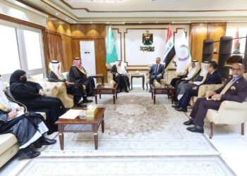وزير التخطيط يستقبل رئيس لجنة الصداقة (العراقية – السعودية) في مجلس شورى المملكة العربية السعودية