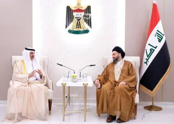 الحكيم يلتقي وفدا نيابيا من مجلس الأمة الكويتي