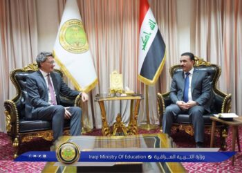 وزير التربية يلتقي ممثل مكتب اليونسكو في العراق