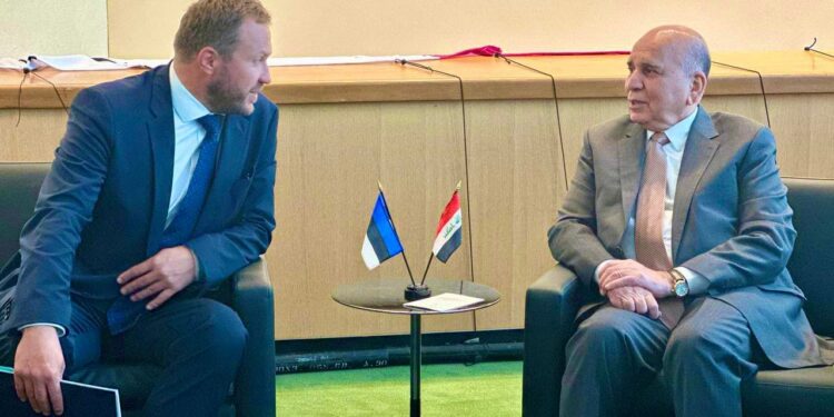 وزير الخارجية يلتقى وزير خارجية أستونيا