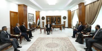 رئيس مجلس القضاء الأعلى يستقبل نائب رئيس واعضاء لجنة التعليم العالي النيابية