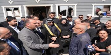 وفد من نواب كتلة ائتلاف دولة القانون يصل الى نينوى