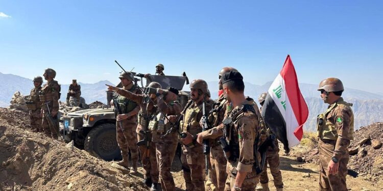 وصول قوات امنية عراقية لمسك الحدود مع ايران في اقليم كردستان