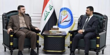 وزير العدل يستقبل نائب رئیس السلطة القضائية الإيرانية