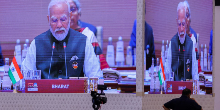 رئيس الوزراء الهندي يثيــرالجدل بافتتــاح قمة العشرين باستخدام “بهارات بدل الهند”