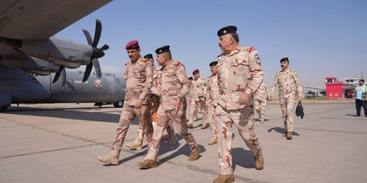 رئيس أركان الجيش العراقي يصل إلى كركوك