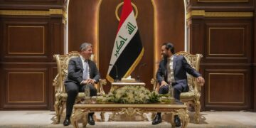 رئيس البرلمان يستقبل رئيس حكومة كردستان