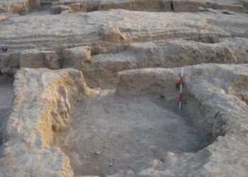 ميسان .. أعمال التنقيب أظهرت معبدا بيضويا وتمثال الاله (شودا) في تل ابو شيجة