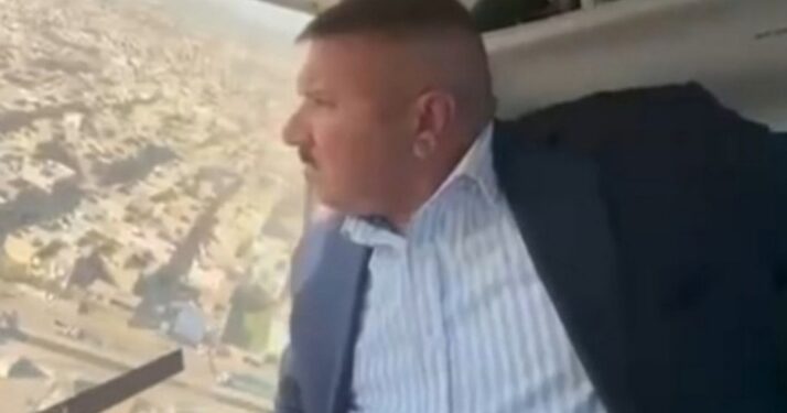بالفيديو وزير الداخلية  يستطلع جواً محاور كربلاء