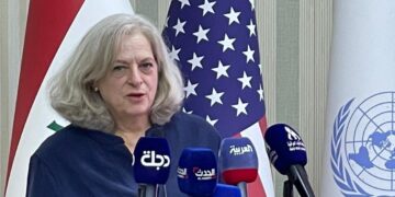 رومانسكي تشيد بخطوة افتتاح وحدة مراقبة الشحن الجوي في مطار بغداد الدولي