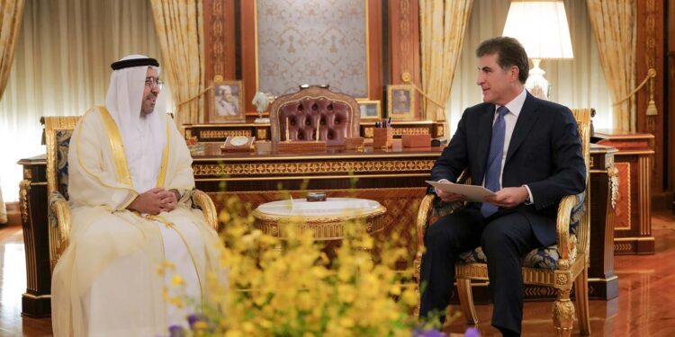 رئيــس إقليم كردستان يتلقى دعوة لزيارة دولة الإمارات