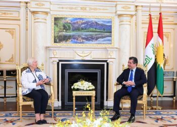 مسرور بارزاني يستقبل السفيرة الجديدة لجمهورية ألمانيا
