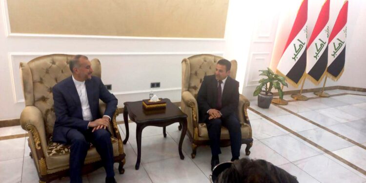 وزير الخارجية الإيراني في بغداد