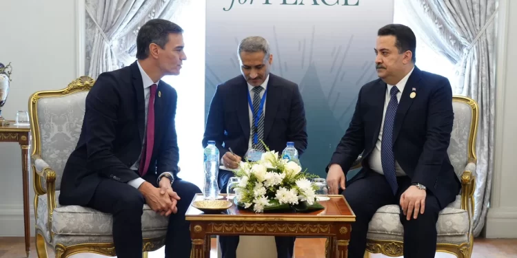 السوداني يلتقي رئيس وزراء إسبانيا