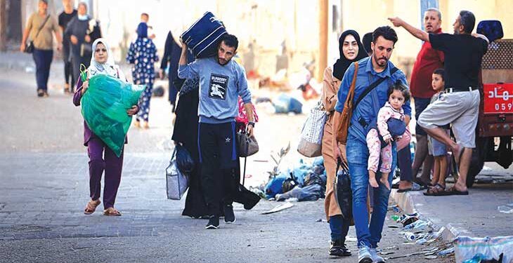 غزة .. مليون نازح في القطاع بالأسبوع الأول من التصعيد