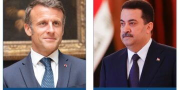 السوداني يتلقى اتصالاً هاتفياً من الرئيس الفرنسي