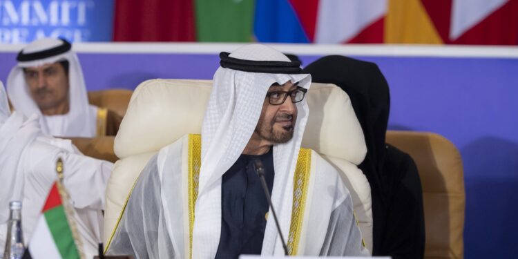 رئيس الإمارات .. نعمل على الوقف الفوري لإطلاق النار في غزة