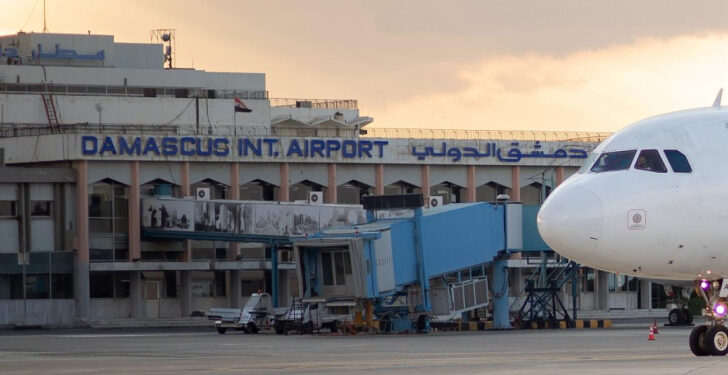 الاعلان عن استهداف مطاري دمشق وحلب في سوريا