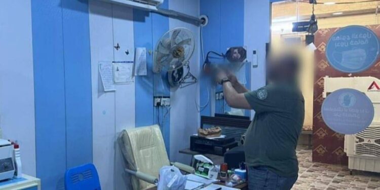 ضبط 6 مختبرات صحية “غير مجازة” في ناحية الرشيد