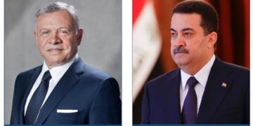 السوداني وملك الأردن يتباحثان هاتفياً تطورات الأوضاع في الأراضي الفلسطينية