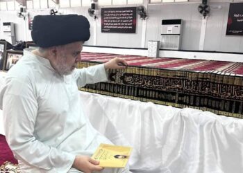 احدث صورة لزعيم التيار الصدري مقتدى الصدر