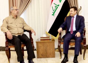 الاعرجي يستقبل قائد عمليات الفرات الأوسط في الحشد الشعبي