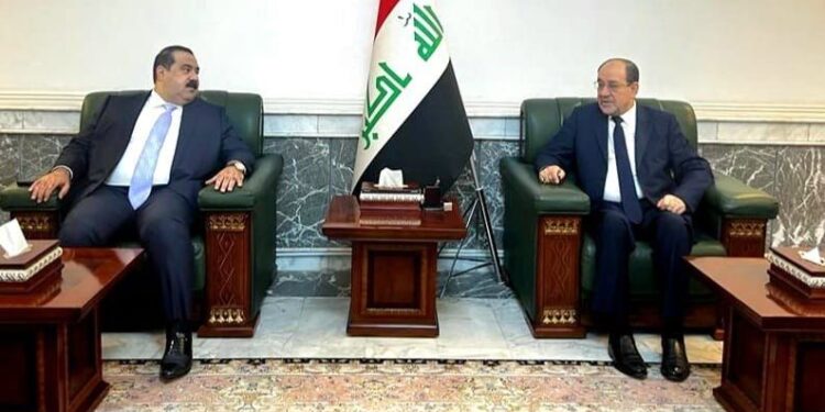 المالكي يستقبل مثنى السامرائي