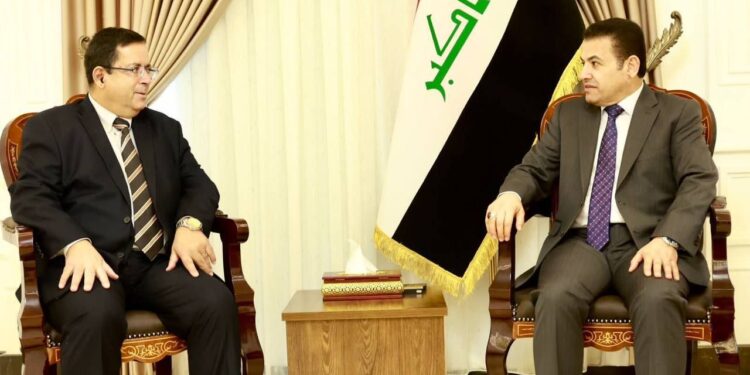 الأعرجي يستقبل السفير التونسي