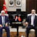 وزير الخارجية التركي يلتقي رئيس هيئة الحشد الشعبي ورئيس تحالف السيادة