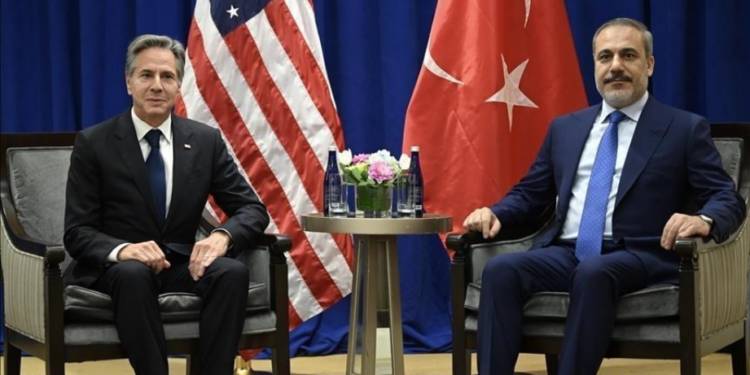 فيدان وبلينكن يبحثان التطــورات “الفلسطينية الاسرائيلية”