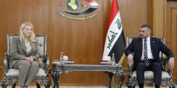 رئيس هيئة النزاهة يلتقي السفيرة الكندية