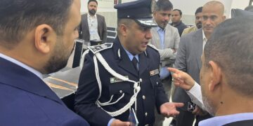 الاعلان عن افتتاح قسم الجواز الإلكتروني في المثنى ,, برعاية الشمري