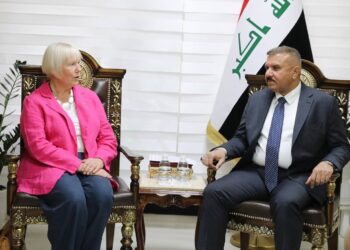 وزير الداخلية يلتقي السفيرة الالمانية