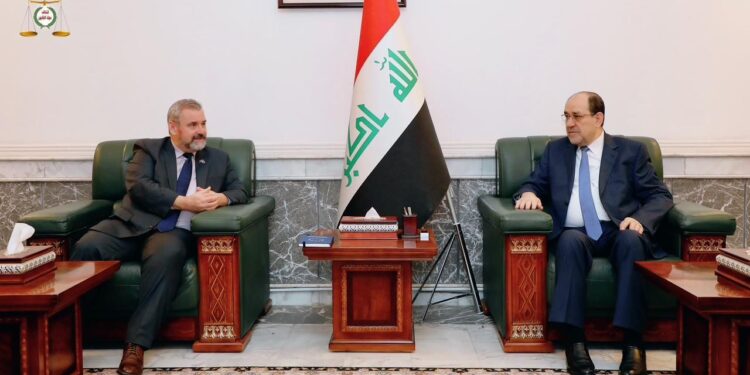 المالكي يستقبل سفير الاتحاد الأوروبي