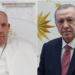 أردوغان لبابا الفاتيكان .. الهجمات الإسرائيلية على غزة وصلت حـــد “المجزرة”