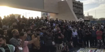 الموقف الأمني في ساحة التحرير حالياً