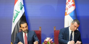 الحلبوسي يعلن توقيع مذكرة تفـــاهم مع صربيا للتعاون البرلماني