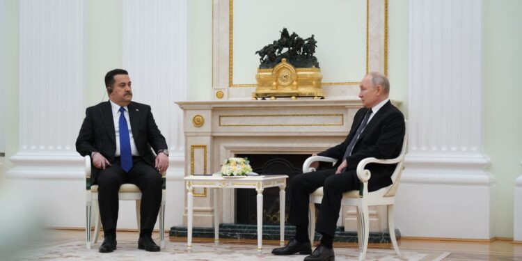 السوداني يلتقي بوتين