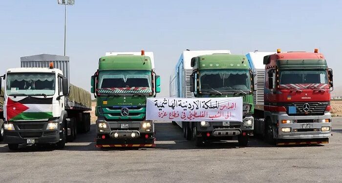 الأردن و مصر يعلنون تنسيقاً لإرسال مساعدات إلى غزة من معبر رفح