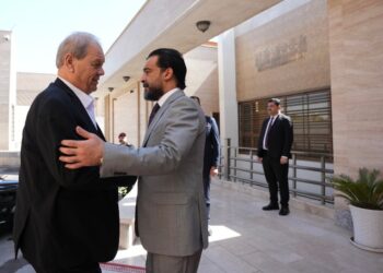 رئيس البرلمان يســتقبل رئيس المجلس الوطني الفلسطيني