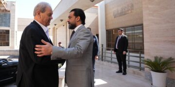 رئيس البرلمان يســتقبل رئيس المجلس الوطني الفلسطيني